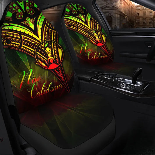 New Caledonia Car Seat Cover - Cross Style Reggae Color