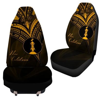 New Caledonia Car Seat Cover - Gold Color Cross Style