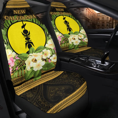 New Caledonia Car Seat Cover - Polynesian Gold Patterns Collection