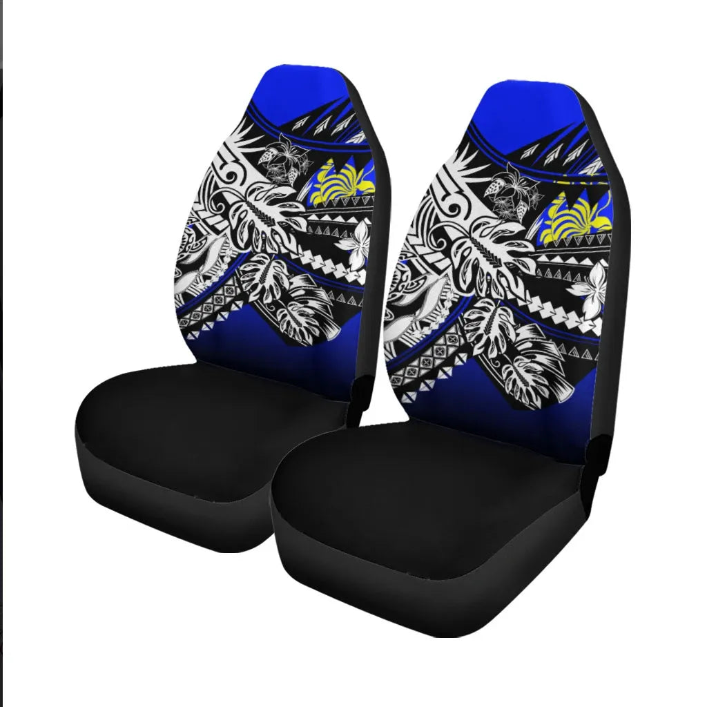 New Caledonia Car Seat Cover - The Flow OF Ocean Blue Color