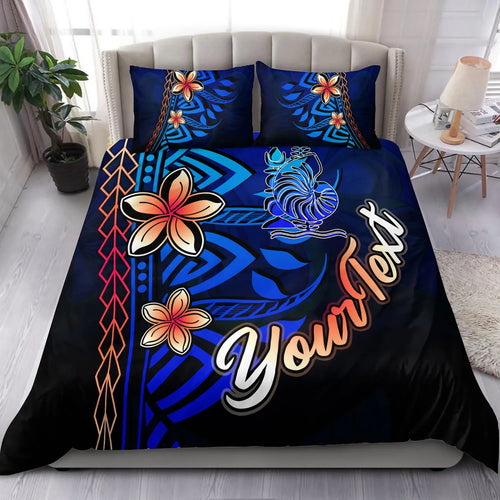 New Caledonia Custom Personalised Bedding Set - Vintage Tribal Mountain