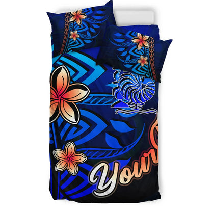 New Caledonia Custom Personalised Bedding Set - Vintage Tribal Mountain