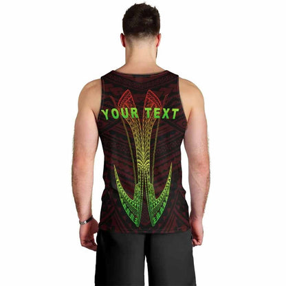 New Caledonia Custom Personalised Men Tank Top - Fish Hook Ver2