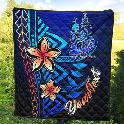 New Caledonia Custom Personalised Premium Quilt - Vintage Tribal Mountain