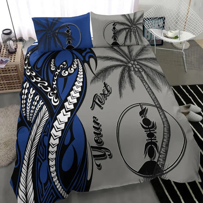 New Caledonia Custom Personalized Bedding Set - Classical Coconut Tree