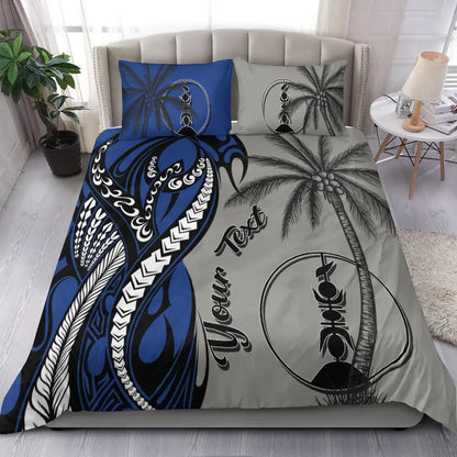 New Caledonia Custom Personalized Bedding Set - Classical Coconut Tree