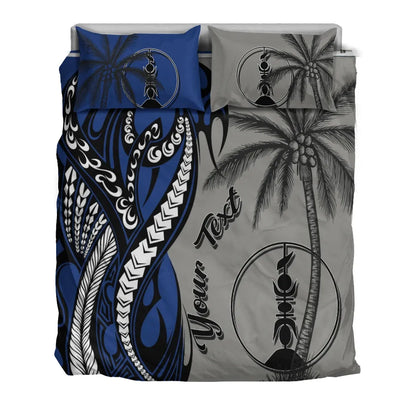 New Caledonia Custom Personalized Bedding Set - Classical Coconut Tree