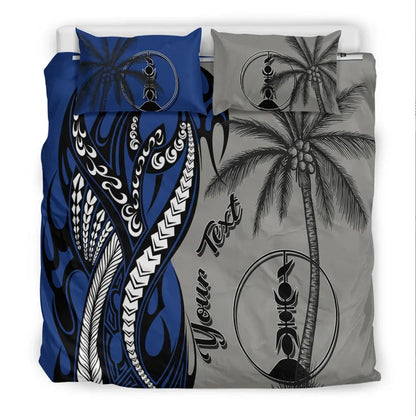 New Caledonia Custom Personalized Bedding Set - Classical Coconut Tree