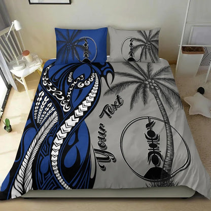 New Caledonia Custom Personalized Bedding Set - Classical Coconut Tree