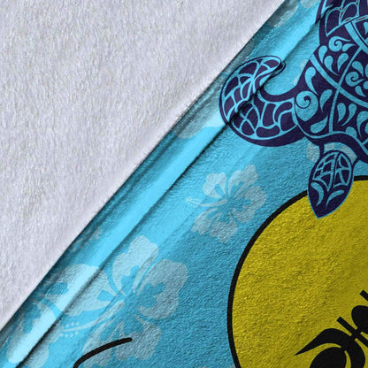 New Caledonia Custom Personalised Premium Blanket - Tropical Style