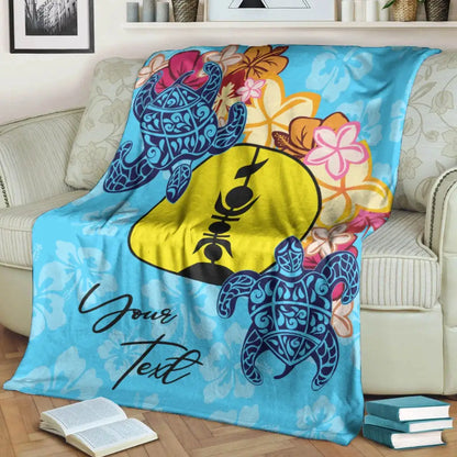 New Caledonia Custom Personalised Premium Blanket - Tropical Style
