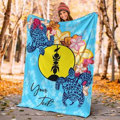New Caledonia Custom Personalised Premium Blanket - Tropical Style