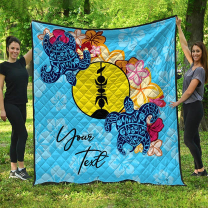 New Caledonia Custom Personalised Premium Quilt - Tropical Style