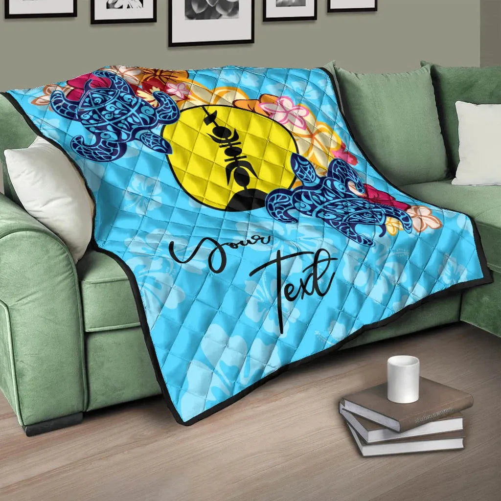 New Caledonia Custom Personalised Premium Quilt - Tropical Style
