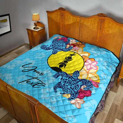 New Caledonia Custom Personalised Premium Quilt - Tropical Style