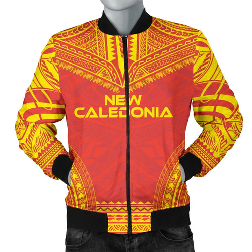 New Caledonia Flag Polynesian Chief Bomber Jacket