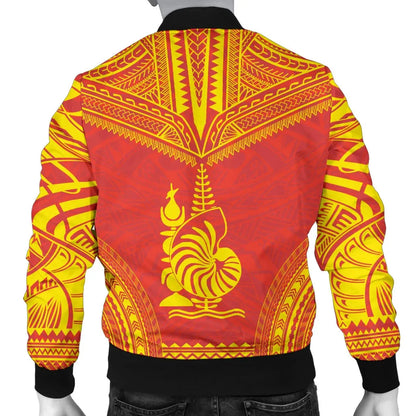 New Caledonia Flag Polynesian Chief Bomber Jacket
