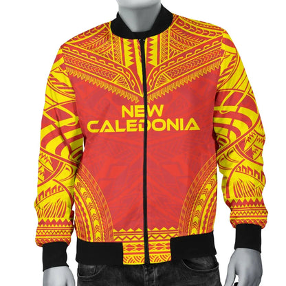 New Caledonia Flag Polynesian Chief Bomber Jacket