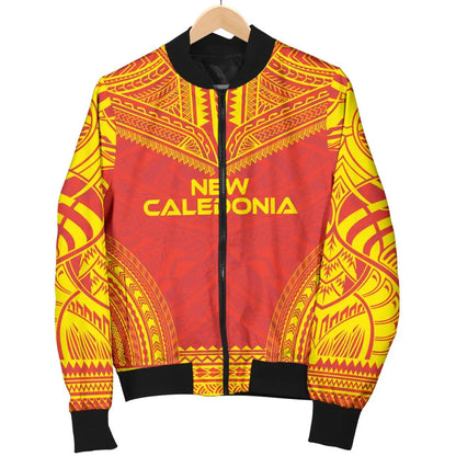 New Caledonia Flag Polynesian Chief Bomber Jacket