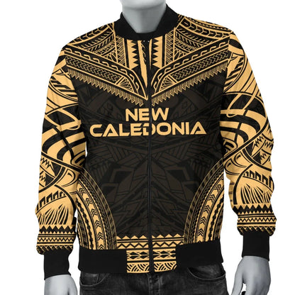 New Caledonia Polynesian Chief Bomber Jacket - Gold Version