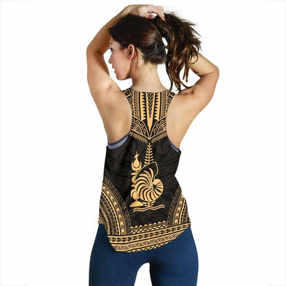 New Caledonia Women Racerback Tank - Polynesian Chief Gold Version