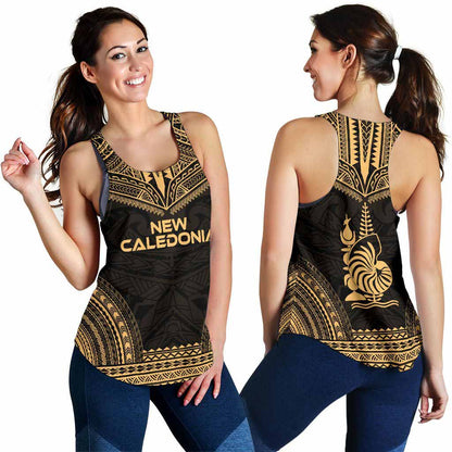 New Caledonia Women Racerback Tank - Polynesian Chief Gold Version
