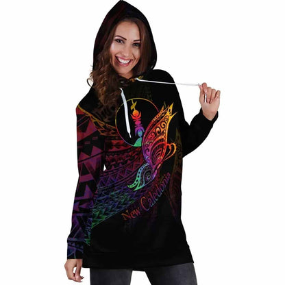 New Caledonia Hoodie Dress - Butterfly Polynesian Style