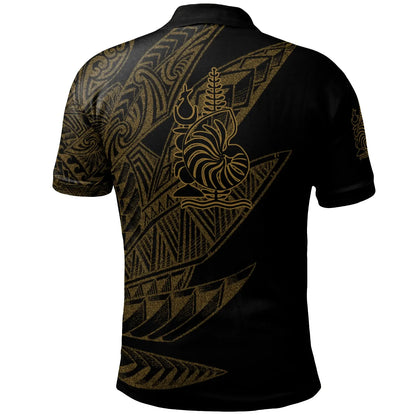New Caledonia Islands Polo Shirt - Legends Are Born In Gold Color