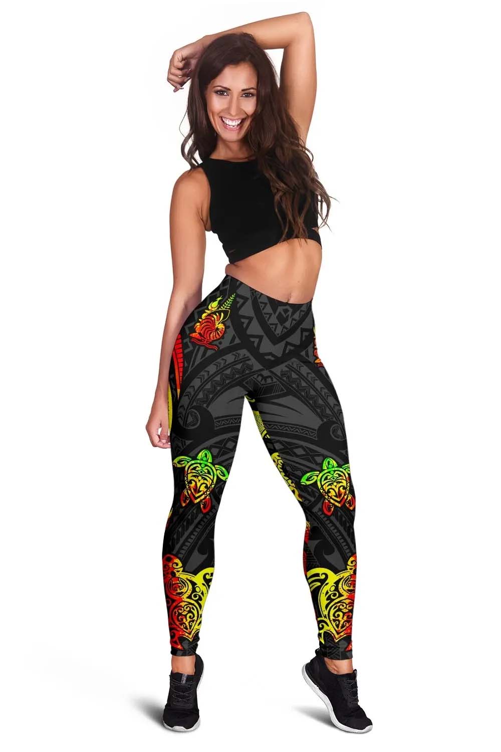 New Caledonia Legging - Reggae Tentacle Turtle