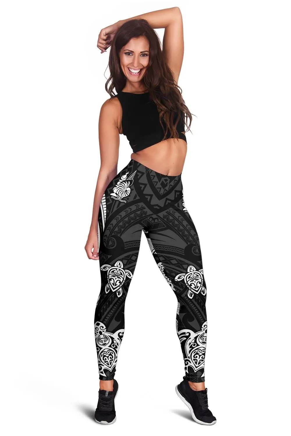 New Caledonia Legging - White Tentacle Turtle