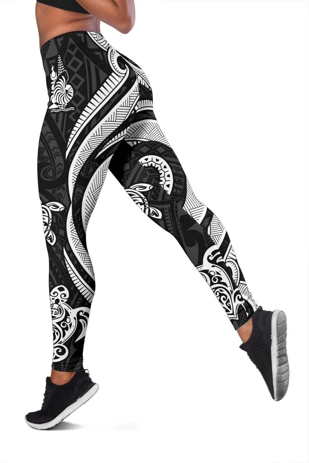 New Caledonia Legging - White Tentacle Turtle