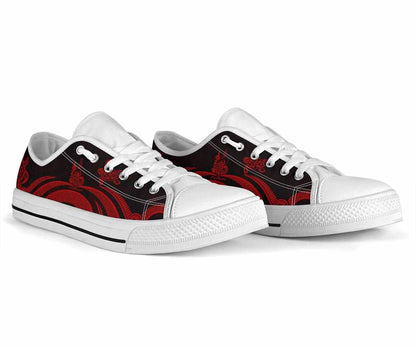 New Caledonia Low Top Canvas Shoes - Red Tentacle Turtle