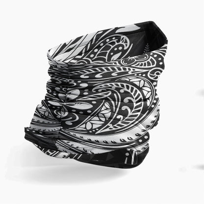New Caledonia Neck Gaiter - Floral Tattoo White