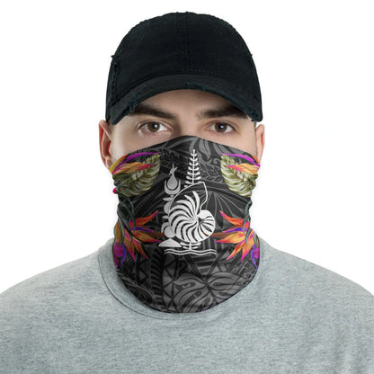New Caledonia Neck Gaiter - Hibiscus Polynesian Pattern