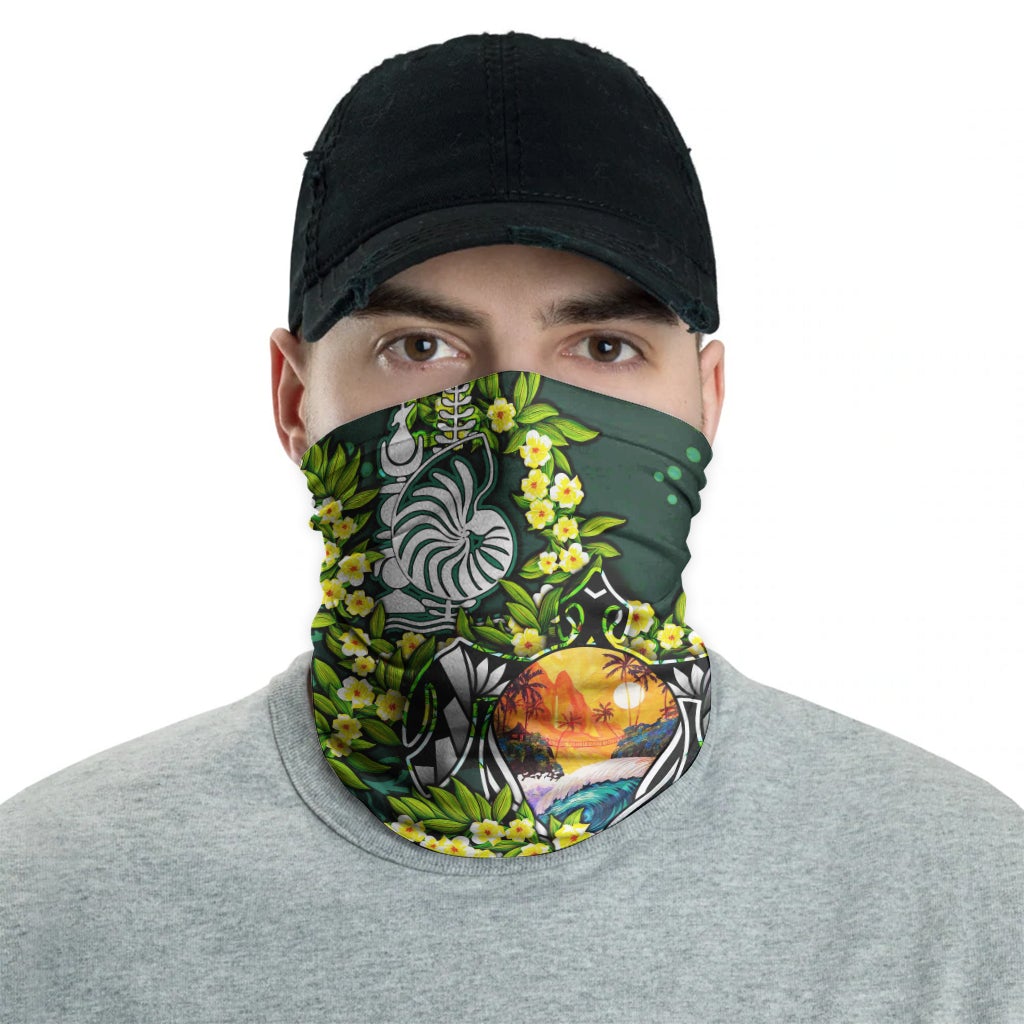 New Caledonia Neck Gaiter - Ti Leaf Lei Turtle