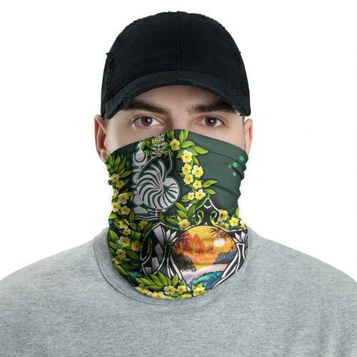 New Caledonia Neck Gaiter - Ti Leaf Lei Turtle