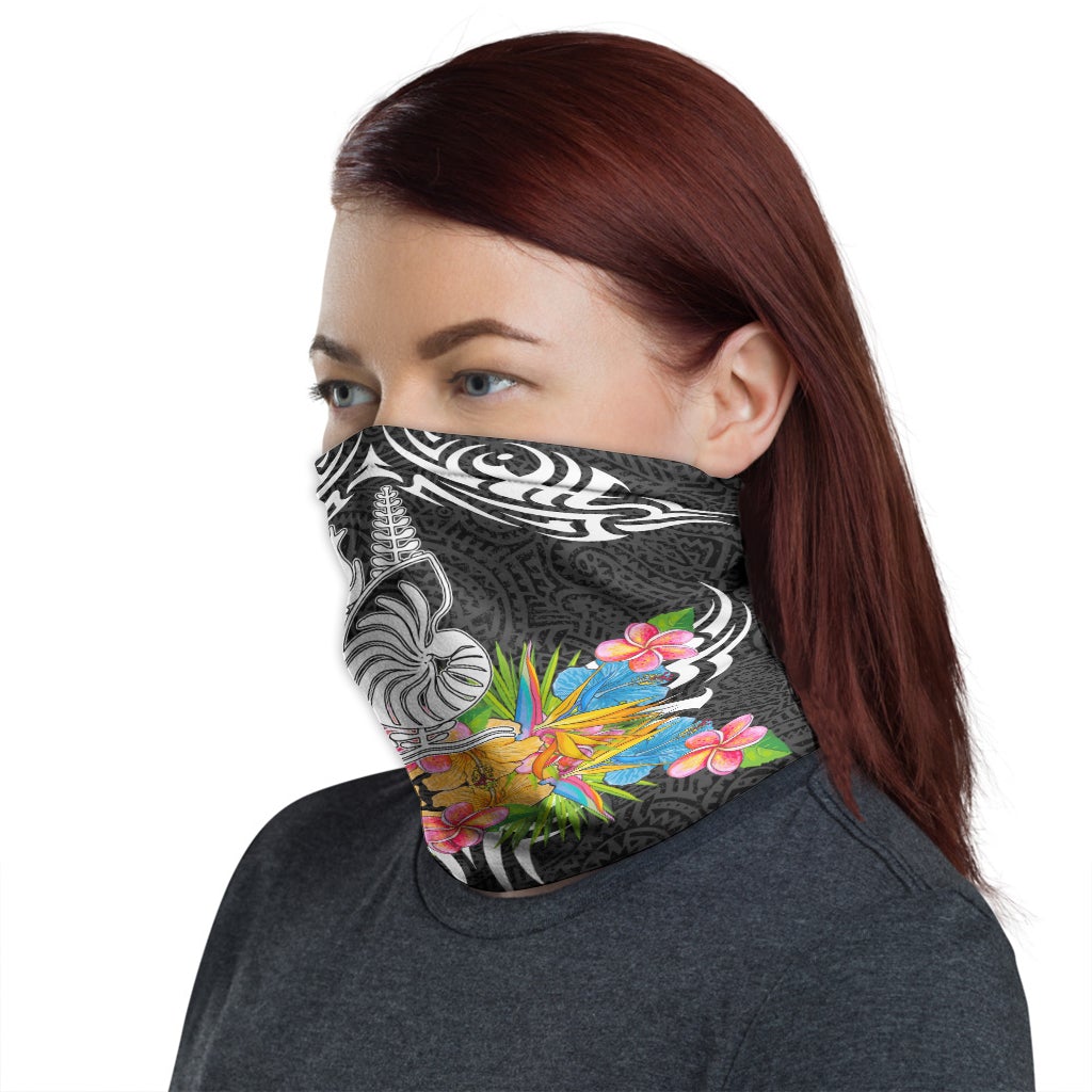 New Caledonia Neck Gaiter - Tribal Floral Pattern