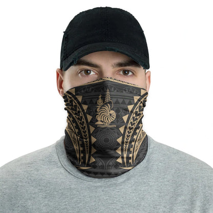 New Caledonia Neck Gaiter - Tribal Pattern Gold