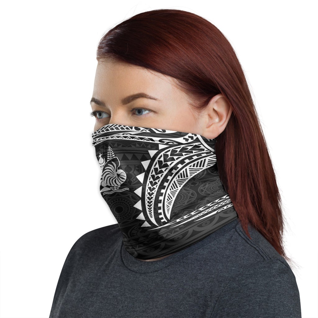 New Caledonia Neck Gaiter - Tribal Pattern White