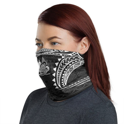 New Caledonia Neck Gaiter - Tribal Pattern White