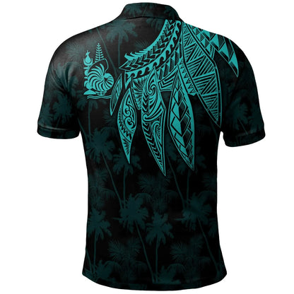 New Caledonia Polo - Polynesian Wings Turquoise