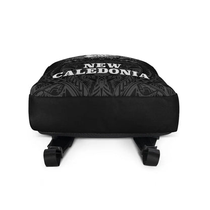 New Caledonia Polynesian Backpack - White Tribal Pattern