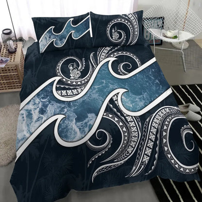 New Caledonia Polynesian Bedding Set - Ocean Style