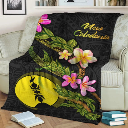 New Caledonia Polynesian Blanket - Plumeria Tribal