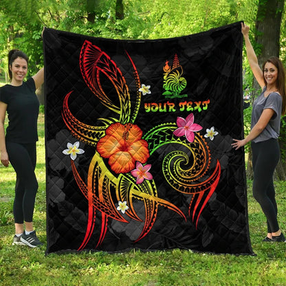 New Caledonia Polynesian Personalised Premium Quilt - Legend of New Caledonia (Reggae)