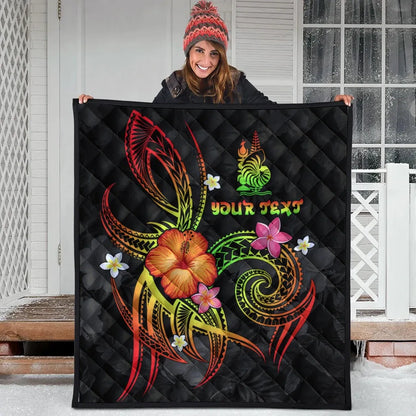 New Caledonia Polynesian Personalised Premium Quilt - Legend of New Caledonia (Reggae)