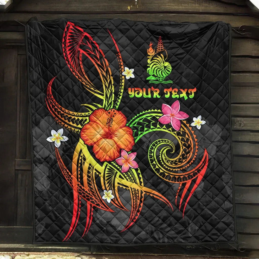 New Caledonia Polynesian Personalised Premium Quilt - Legend of New Caledonia (Reggae)
