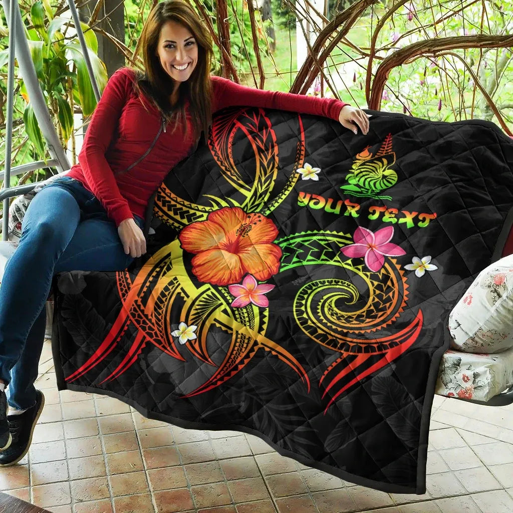 New Caledonia Polynesian Personalised Premium Quilt - Legend of New Caledonia (Reggae)