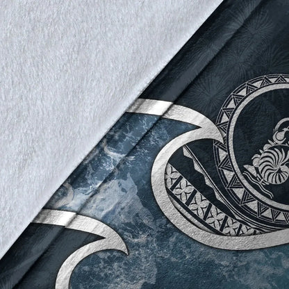 New Caledonia Polynesian Premium Blanket - Ocean Style