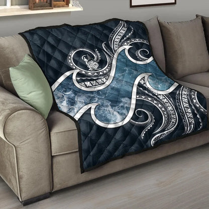 New Caledonia Polynesian Premium Quilt - Ocean Style